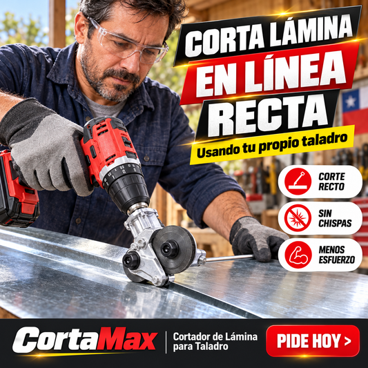 CortaMax — Cortador de Lámina para Taladro