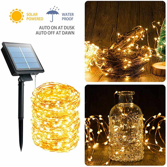 ✨ Pack 3 Luces Hada Solares – 60m de Magia para Decorar tu Patio 🚀