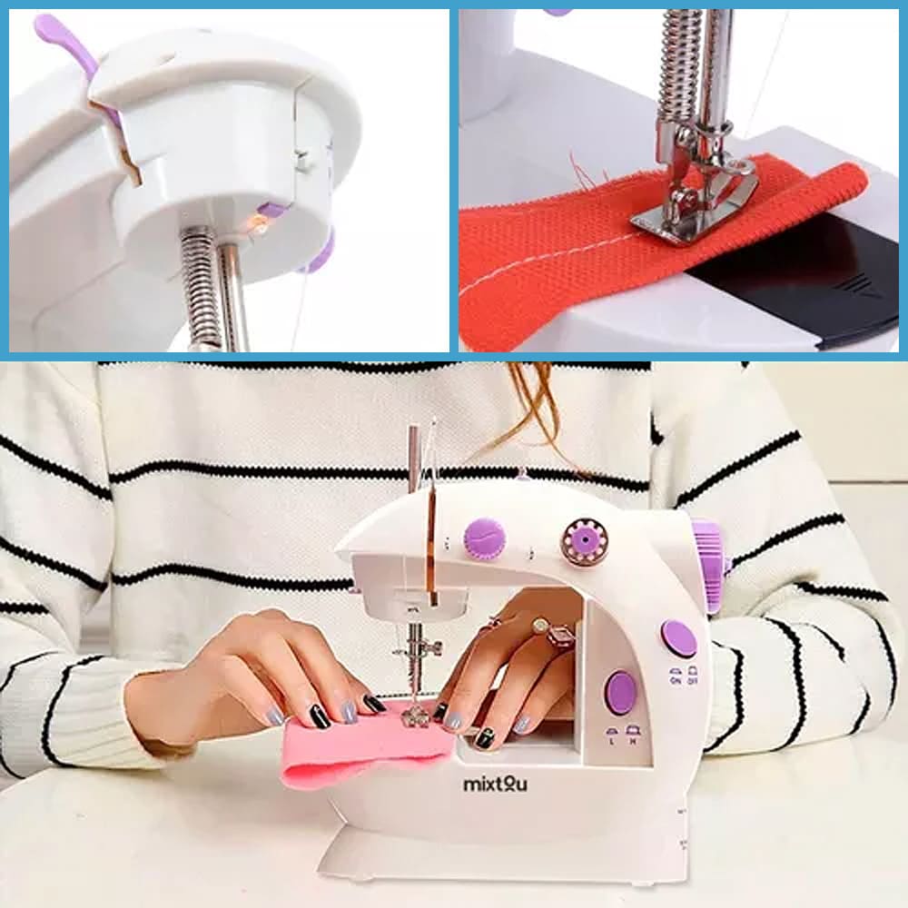 Mini Máquina de Coser Profesional - Tu Taller de Costura Portátil