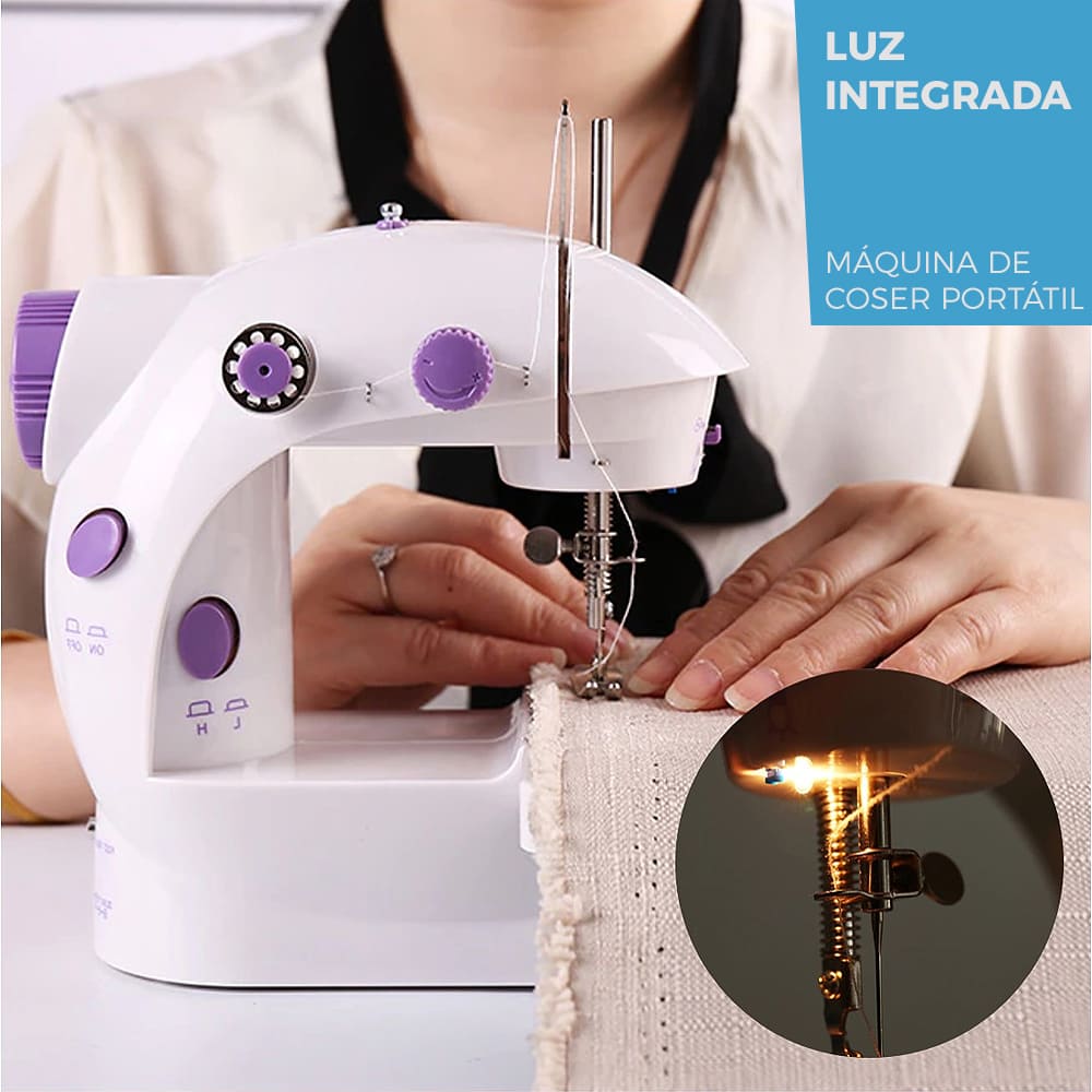 Mini Máquina de Coser Profesional - Tu Taller de Costura Portátil