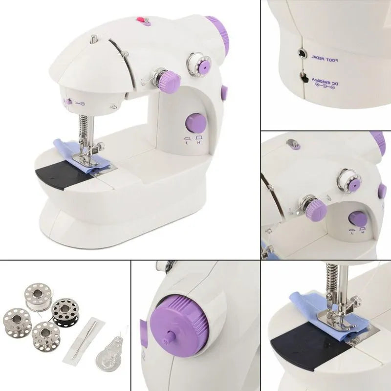 Mini Máquina de Coser Profesional - Tu Taller de Costura Portátil