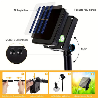 Guirnalda Solar LED en Esfera ❤️ Elegancia y Estilo con Envío Gratis 🚚