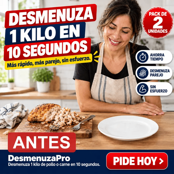 DesmenuzaPro — Desmenuza 1 Kilo de Pollo o Carne en 10 Segundos | Pack 2