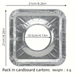 Cargue la imagen en el visor de la galería, Protector de Aluminio para Hornillas de Cocinas x32 unidades
