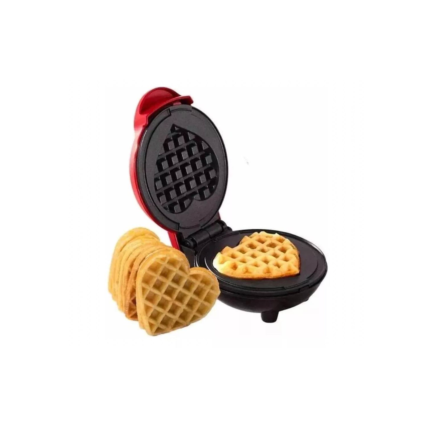 Maquina Para Mini Wafles en forma de Corazon