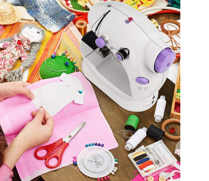 Mini Máquina de Coser Profesional - Tu Taller de Costura Portátil