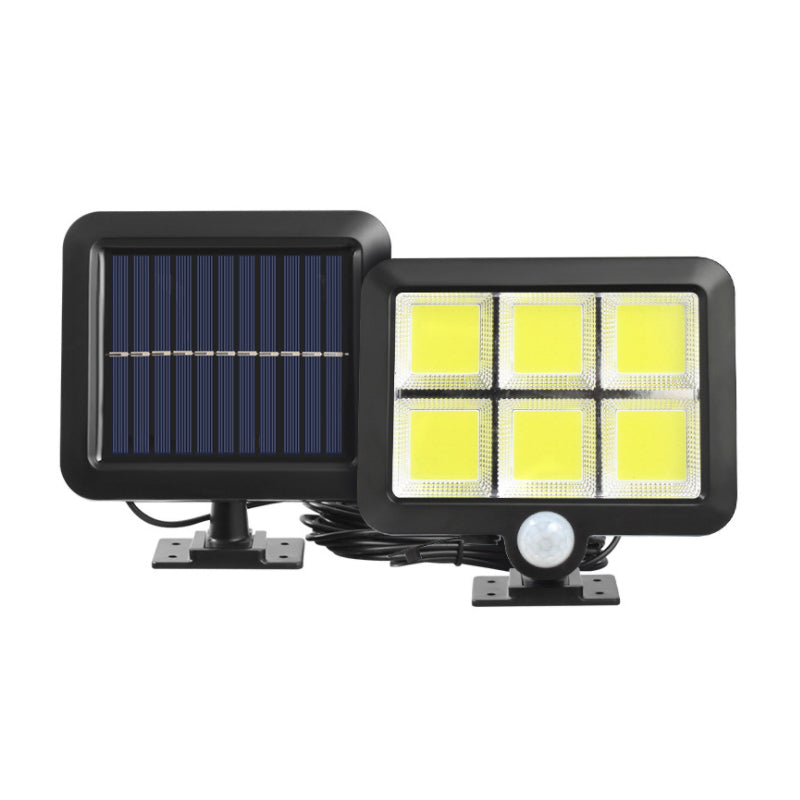 Foco Led Solar Con Sensor De Movimiento Panel Solar 100W