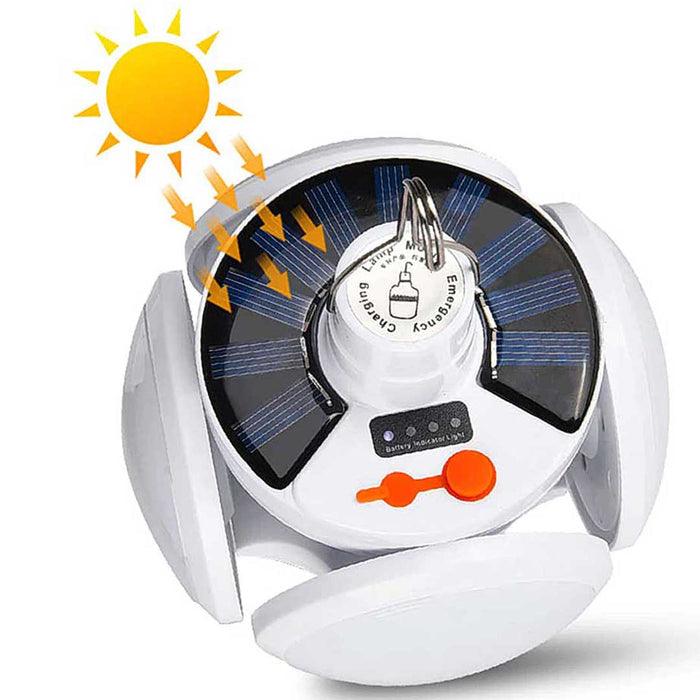 Lampara LED Solar Recargable Plegable - Ilumina tu Casa