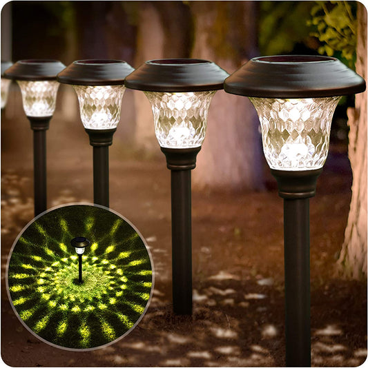 PACK 2 ESTACAS DE VIDRIO PROYECTOR SOLAR - Ilumina tu Casa