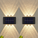 Cargue la imagen en el visor de la galería, Pack de 2 Aplique solar 6 Led - Ilumina tu Casa