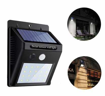 5 Focos Solares De 20 Led Con Sensor Movimiento Exterior Led