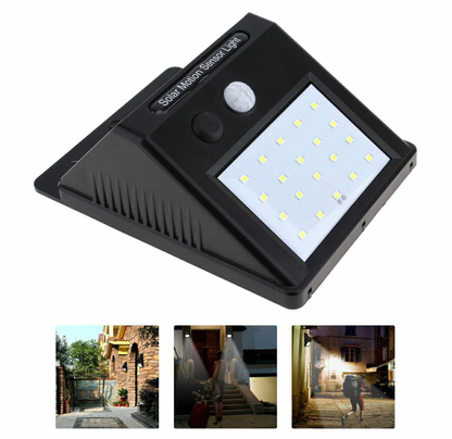 5 Focos Solares De 20 Led Con Sensor Movimiento Exterior Led