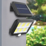 Cargue la imagen en el visor de la galería, Foco Led Solar Con Sensor De Movimiento Panel Solar 100W
