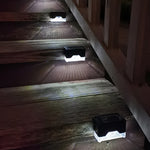 Cargue la imagen en el visor de la galería, Pack de 4 lamparas solares para escaleras - Ilumina tu Casa