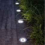Cargue la imagen en el visor de la galería, Pack 4 Lámparas Solar Estaca 8 Led Para Patio Jardín Exterior - Ilumina tu Casa