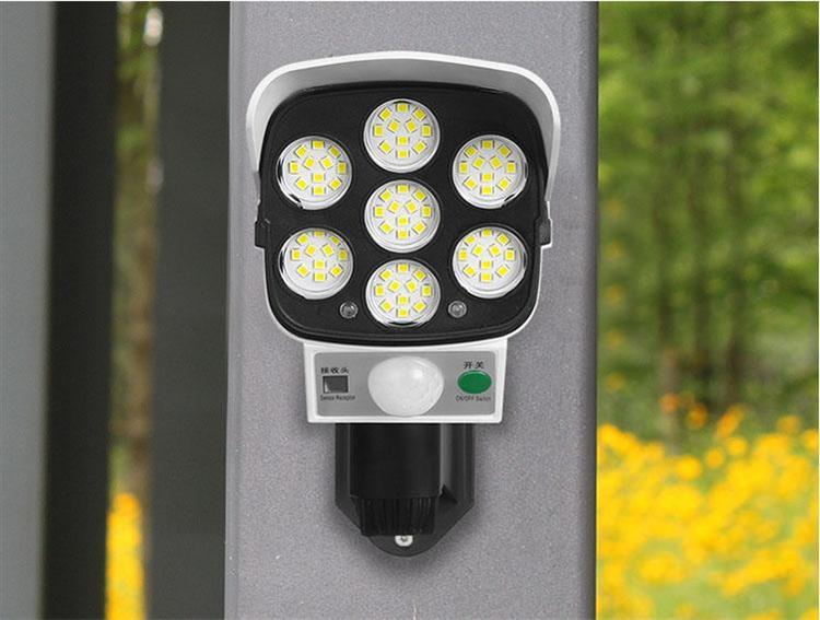 Luz led solar con sensor de movimiento (cámara de seguridad) - Ilumina tu Casa