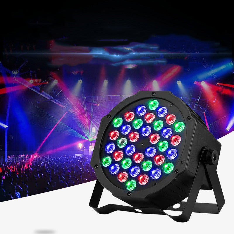 Foco Proyector 36 Led RGB Dmx Audio Ritmico Luces Disco - Ilumina tu Casa