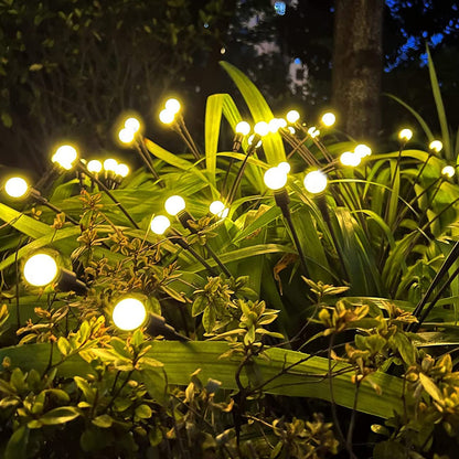 PACK DE 2 ESTACAS LUCIERNAGAS SOLARES PARA JARDIN - Ilumina tu Casa