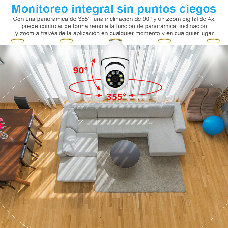 Camara Ampolleta de Seguridad - Ilumina tu Casa