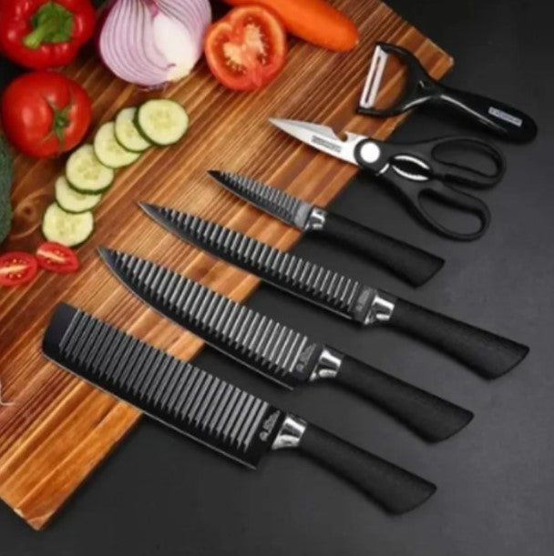 Set de 6 cuchillos especiales de cocina - Ilumina tu Casa