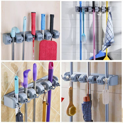 Soporte de Escoba multifuncional
